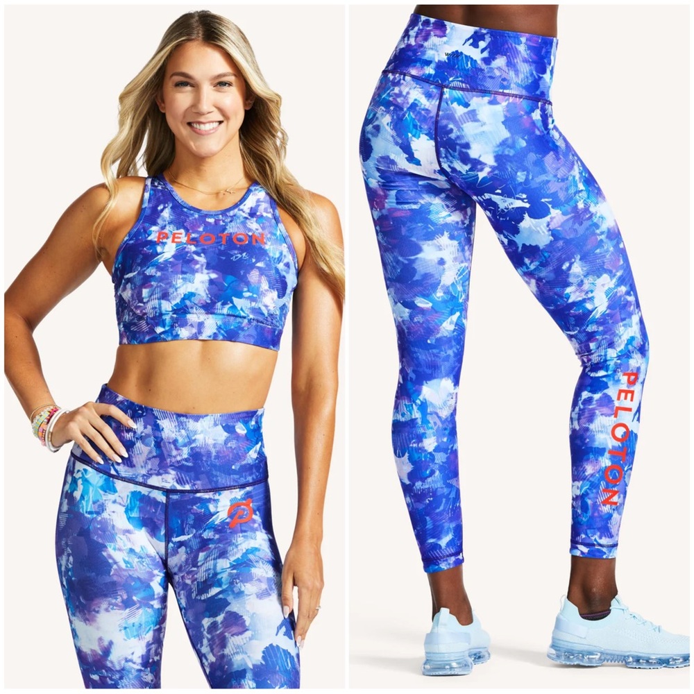 Peloton X WITH Blue Moves High-Rise Leggings